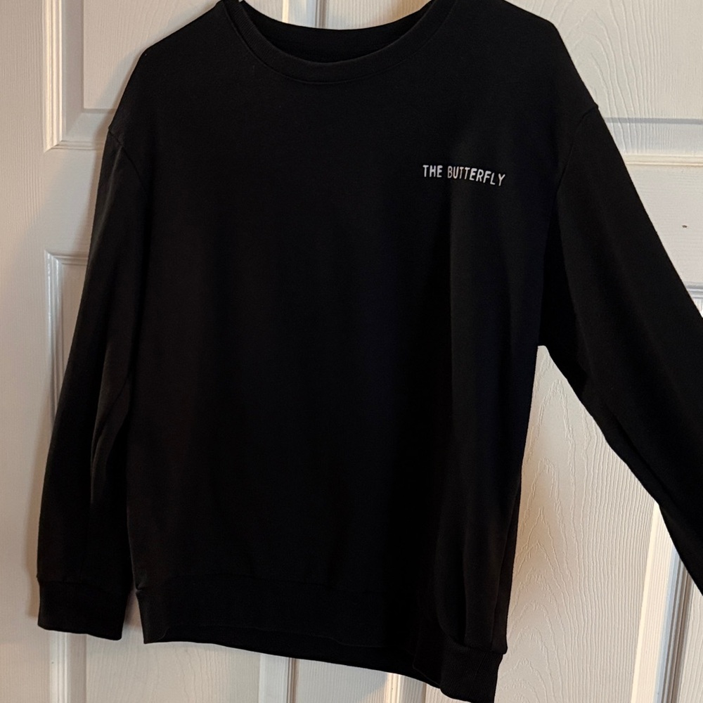 Men's Classic Black Crewneck Sweater
